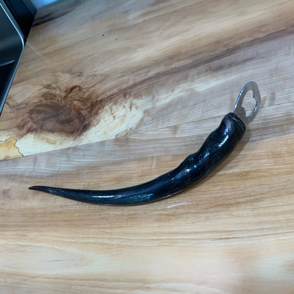 African Springbok Horn Bottle Opener bar accessories